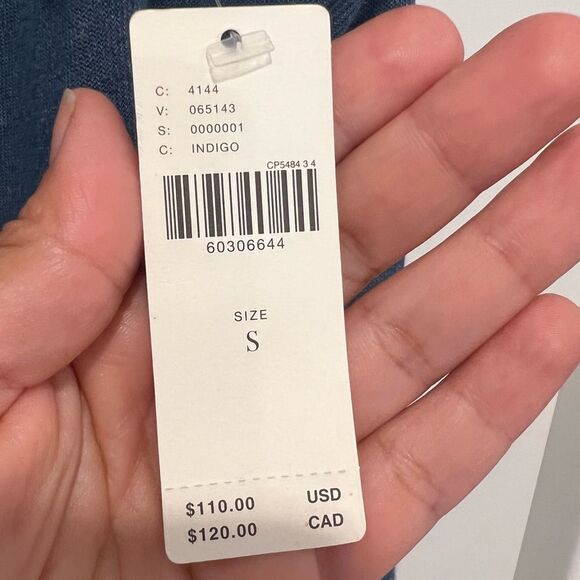 Anthropologie Year Of Ours Women's Blue Sweatshirt Soft & Cozy Size Small NWT - Picture 10 of 14